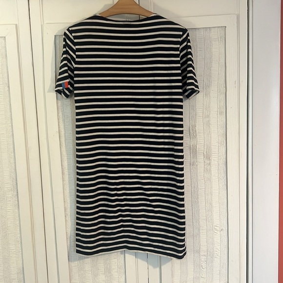 Kule The Tee Dress - Navy and Cream size XS - Picture 7 of 8